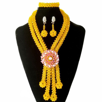 

Chunky Bib Style Light Green Beads Coral Jewelry African Jewelry Sets For Women Wedding Bridal Statement Necklace Free Shipping