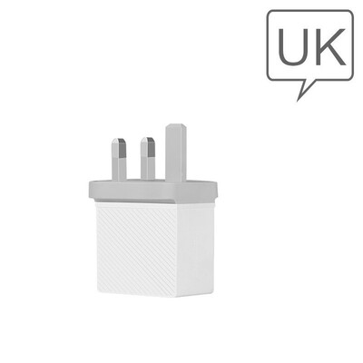 

HOCO 5V 24A Universal Dual USB Charger Wall Charger EU US UK Plugs Portable for iPhone Samsung Xiaomi Charging Double Adapter