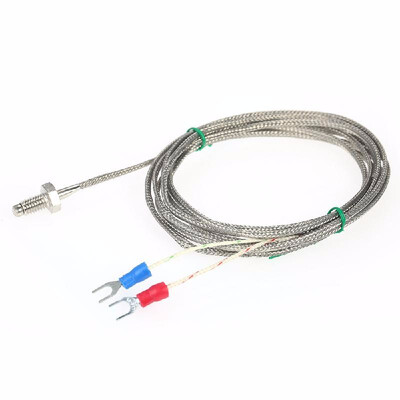 

Stainless Steel 200cm K-type Thermocouple Thermistor Sensor Probe with 0～800°C Temperature Range
