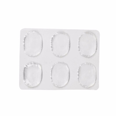 

6pcsset Drum Damper Gel Pads Snare Tom Drum Muffler Mute Transparent