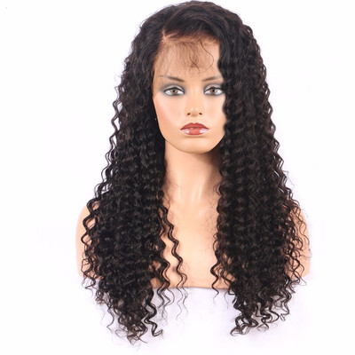 

9A Wave Lace Front Human Hair Wigs for Women Deep Wave Brazilian Virgin Hair Wigs with Baby Hair 130 Density Wave Lace Wigs