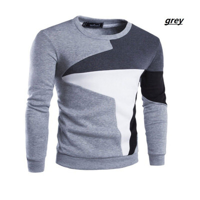 

New fashion mens long sleeve casual sweater sports pullover