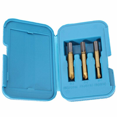 

3pcs High-speed Steel Screw Remover Extractor Vehicle Maintenance Repair Tool