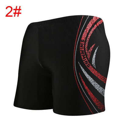 

Mens Soft Letters Printing Boxer Breathable Strappy Beach Shorts Swimwear Trunks