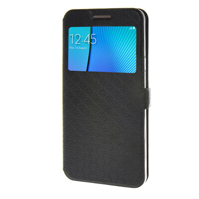 

MOONCASE чехол для Samsung Galaxy Note 5 Flip Wallet Card Slot Stand Pouch Leather Cover Black