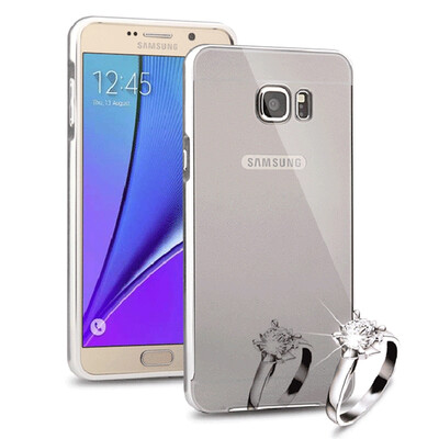 

MOONCASE Metal Frame Edge Mirror Back 2 in 1 Thin Case Cover for Samsung Galaxy Note 5