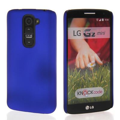 

MOONCASE Hard Rubberized Rubber Coating Devise Back чехол для LG G2 Mini Dark blue