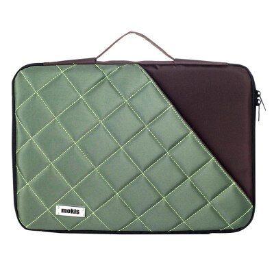 

MOKIS) 14-inch portable laptop bag hit color computer bag liner bag Apple Dell Lenovo Lenovo laptop bag MKDNB013-A dark green