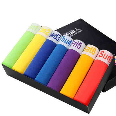 

Jingdong Supermarket Antarctic men&39s underwear men&39s flat pants waist men&39s style pants u convex shorts 7 mixed color gift box pants NSJA1366 XL