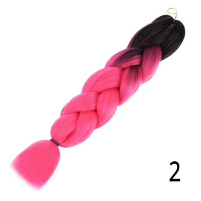 

Jumbo Ombre Braids Braiding Hair Extension 24inch 100gPack Purple Pink Blonde Wigs For Women Synthetic Crochet Hair Extensions