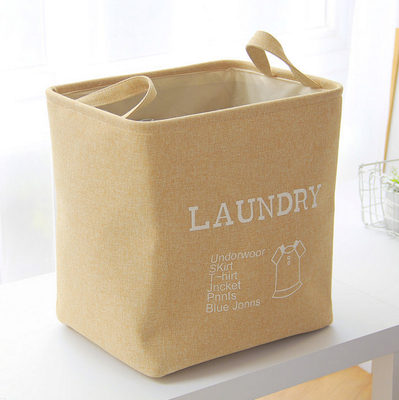 

Nordics style collection box simple cotton&hemp buy box cotton&hemp dirty clothes basket thickened receive basket