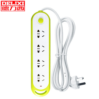 

Delixi DELIXI CD98E-AK4XZ new national standard socket plug patch panel wiring board tow board plug-in board four five-hole total control full length 18 m