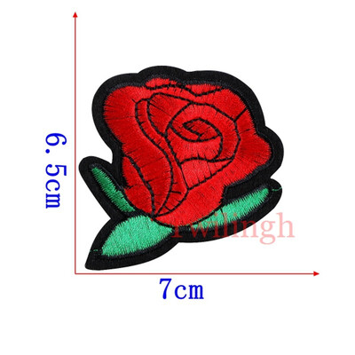 

1 pcs Brand Patches Flower Style Sticker Sequins Clothes Embroidered Patches For Clothing Bags Shoes DIY Motif Women Applique