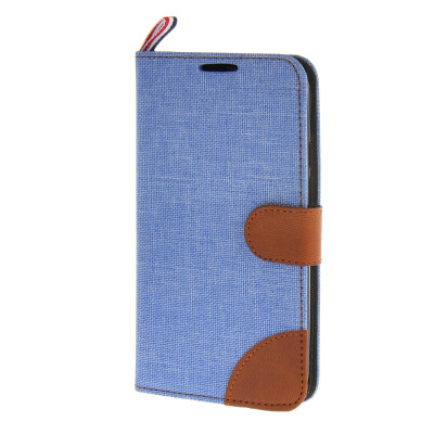 

MOONCASE Moto X+1 , Leather Wallet Flip Card Holder Pouch Stand Back Case Cover for Motorola Moto X+1 Blue