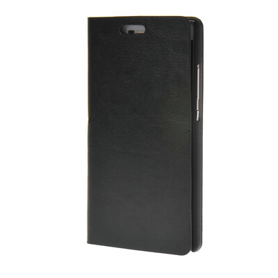 

MOONCASE Leather Side Flip Wallet Card Holder Stand Shell Pouch ЧЕХОЛ ДЛЯ Huawei Ascend P8 Black