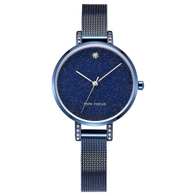 

BOFUTE Fashion Womens Watch Business Woman Quartz Watches Japanese Movement Waterproof Metal Mesh Belt 0160L