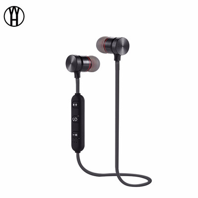 

XT-6 Bluetooth Металлические магнитные беспроводные наушники Спортивные вкладыши-вкладыши с микрофоном для мобильного телефона