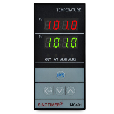 

SINOTIMER MC401 - 611 Smart LCD Display Thermostat Heating Temperature Controller Universal input Thermometer signal input