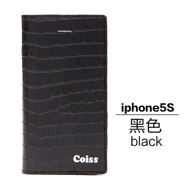 

Чехол книжка для iPhone 5 5S PU кожанный узор крокодиловой кожы