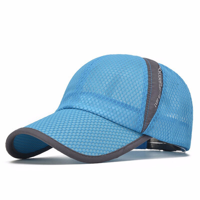 

New summer hat ladies sunscreen men&39s baseball net cap Korean outdoor sports cap