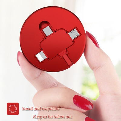 

Cafele 1m Micro USB Type C 3 in 1 Phone Cable Fast Charging Data Cable Android Charger Cables Apple data transfer Type C data line