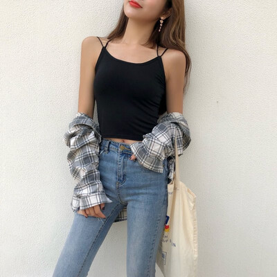 

New Arrival Women Sexy Hollow Out Vest Strap Camisole Tank Tops Blouse T Shirt