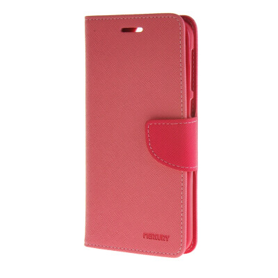 

MOONCASE Cross pattern Leather Flip Wallet Card Slot Stand Back Case Cover for HTC One E9+ E9 Plus Pink