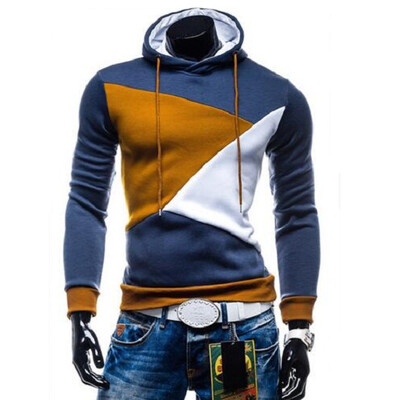 

Zogaa New Mens Hoodie Color Matching Hooded