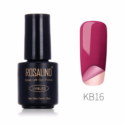 

ROSALIND Gel 1S 7ml Nail Art Peel Off UV LED Manicure Peelable Gel Nail Polish UV LED Glitter Semi Permanent Gel Lacquer