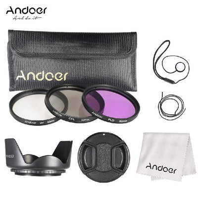 

Andoer 49mm 52mm 55mm 58mm 62mm 67mm 72mm 77mm Filter Kit UV CPL FLD Nylon Carry Pouch Lens Cap Lens Cap Holder Lens Hoo