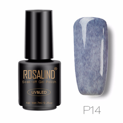 

ROSALIND Black Bottle 7ML Faux Fur Effect P01-12 Gel Nail Polish Nail Art Nail Gel Polish UV LED Long-Lasting 3D Gel Lacquer