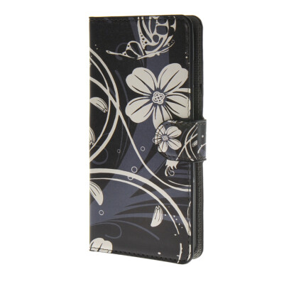 

MOONCASE Flower style Leather Wallet Flip Card Slot Stand Pouch Case Cover for ASUS Zenfone 5 A501CG A11