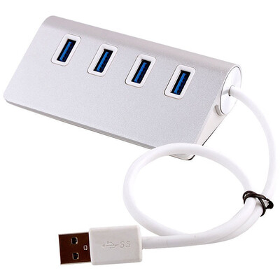 

Высокоскоростной Алюминий 4 порта USB 3.0 концентратор USB разветвитель Портативный Для Macbook ИМАК ноутбуков Ноутбук PC