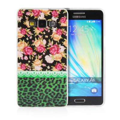 

MOONCASE Flowers Soft Flexible Silicone Gel TPU Skin Shell Back Case Cover for Samsung Galaxy A5