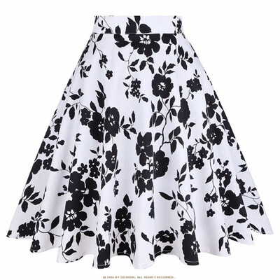 

Design Floral Skirt Women High Waist Plus Size Summer Skirts