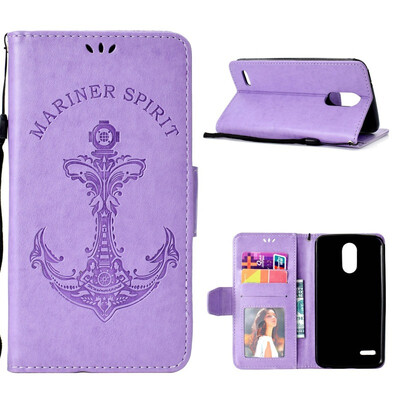 

MOONCASE Apple iPhone 6 Plus6s Plus Embossed Mermaid Anchor Holster - Purple