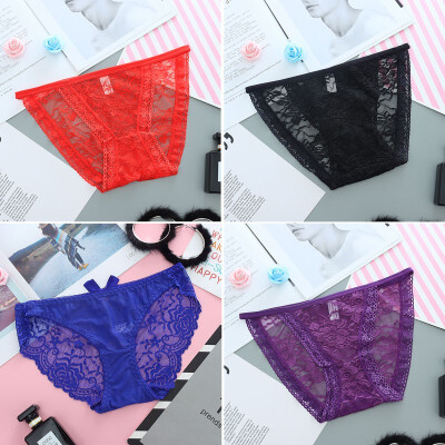 

High Quality Underwear Briefs For Women bragas Factory Direct Wholesale Womens Sexy Lace Cotton Panties