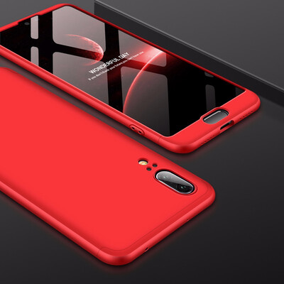 

Goowiiz Phone Case For Huawei P20P20 ProP20 LiteNova 3E Fashion Color collision 360 Degree Coverage PC Full Protection