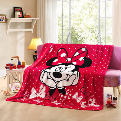 

Disney мультфильм одеяло офис случайное одеяло одеяло одеяло мода Минни 150 * 200 см