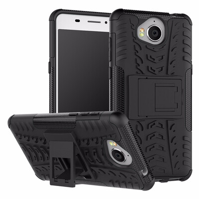 

Goowiiz Phone Case For Huawei Y5 2017Y6 IIHonor 5A Armor Tire Texture Rugged Protection PCTPU Full Protection