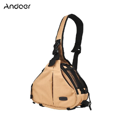 

Andoer K1 Triangle DSLR Camera Bag Cross Sling Carry Case Shockproof Waterproof with Tripod Holder for Canon Nikon Sony camera bag