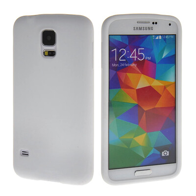 

MOONCASE Мягкие гибкие гель ТПУ Оболочка задняя крышка чехол для Samsung Galaxy I9600 S5 Белый