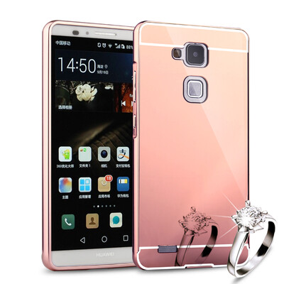 

MOONCASE металлические рамки края зеркало защитную оболочку 2 в 1 случае распространяется на тонких Huawei Mate 7