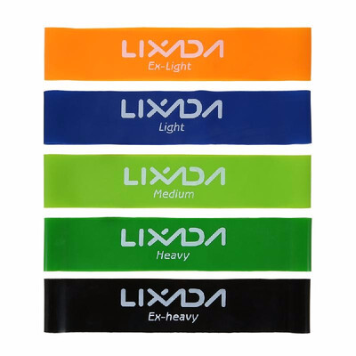 

Romacci Lixada Sports Exercise Resistance Loop Bands Set Elastic Booty Band Set for Legs And Strength Training
