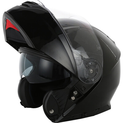 

YOHE 950 eternal double lens electric motorcycle helmet full face helmet men&women summer sunscreen half-covered face helmet piano black L code