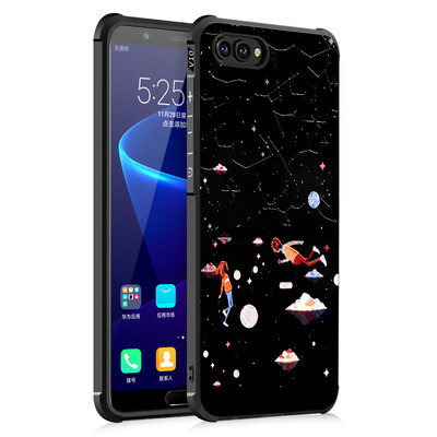 

Goowiiz Fashion Phone Case For Huawei Honor V8V9V10 Luxury 3D Cute Cartoon Slim Full Soft Silicone Prevent falling