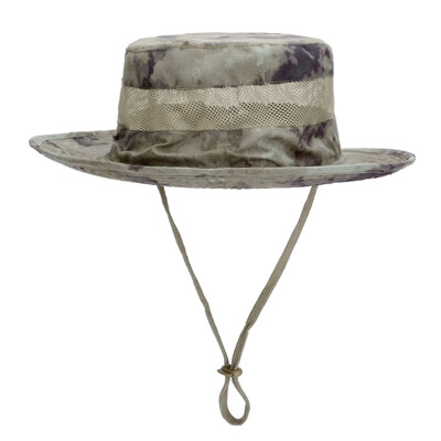 

2016 Brand Outdoor Activities Military Fishing Cap Hiking Camping Climbing Anti-uv Sunbonnet Round Cap Fisherman Hat