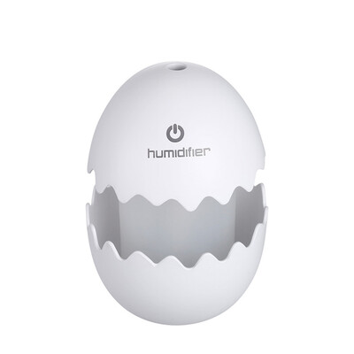 

TOMNEW USB Mini Cool Mist Humidifier 100ML Portable Ultrasonic Funny Egg Air Diffuser with LED Night Light for Home Office Car