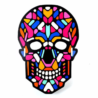 

Halloween LED Light Full-face Mask Sound Activated Glowing for Festival Party Halloween Carnivals Dance Ball Masquerades Cosplay M