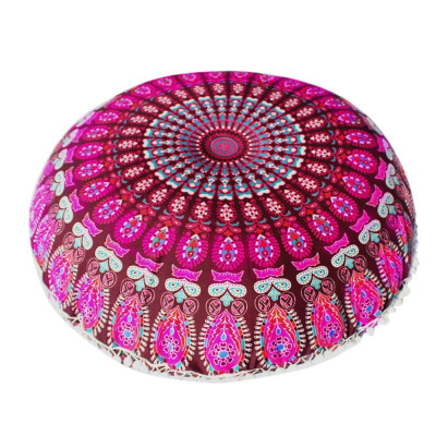 

2018 Indian Mandala Pillows Round Bohemian Home Cushion Pillowsham Cushion Pillowsham Throw Pillows Home Decor Pillow